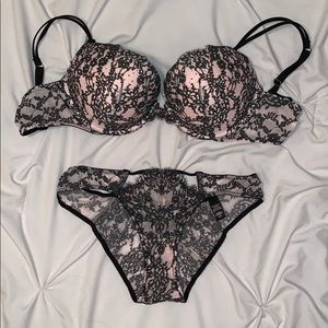 Victoria’s Secret Lace Bra and Panty Set